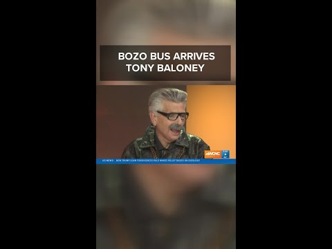 Bozo Bus: Tony Baloney visits WCNC Charlotte