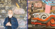 ‘Tzompantli’ del muralista mexicano Gustavo Monroy se presenta en el Colegio de San Ildefonso