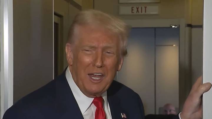 Trump Complains About Turbulence, Jokes People Will Think He's Got the Shakes