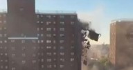 VIDEOS | Derrumbe parcial en edificio de Nueva York tras explosión de gas