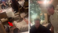 Alec Baldwin, 'DWTS' Gleb Savchenko Face Off in Push-Up Contest in Restaurant, on Video