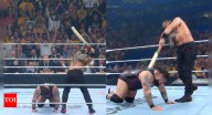 Never seen before! WWE superstar Roman Reigns turns Virat Kohli, bats opponent out of the ring