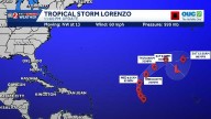 Tropical Storm Lorenzo forms in Atlantic, NHC says