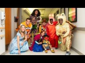 Panthers players bring Halloween fun to children in hospital: See costumes here