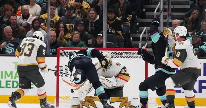 McCann scores with 3.8 seconds left in OT, Kraken beat Golden Knights 2