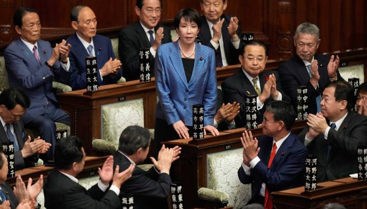 Sanae Takaichi se convirtió en la primera mujer elegida como Primera Ministro de Japón