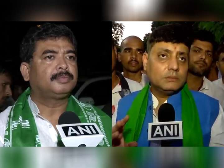 Former JDU MP Santosh Kushwaha, ex-MLA Rahul Sharma join RJD