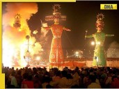 Unique Dussehra in this city, police burn four effigies, marks celebrations with