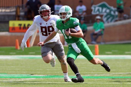 North Texas hasn't been undefeated this late in a season since before "Mean" Joe Greene