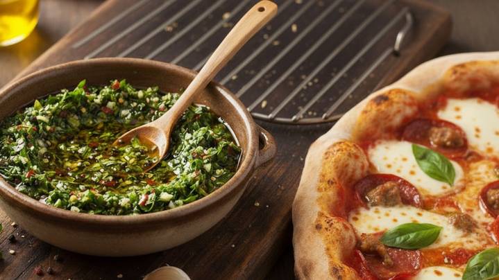 La receta de un campeón: cómo preparar el chimichurri para pizza que ganó el 1° premio de un concurso