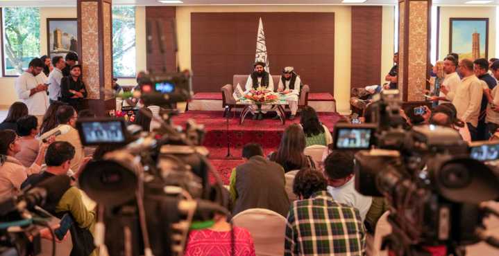 Women Journalists Attend Muttaqi’s Second Media Briefing After Exclusion Row