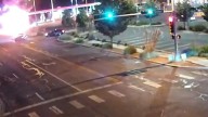 Watch: Car immediately bursts into flames after street