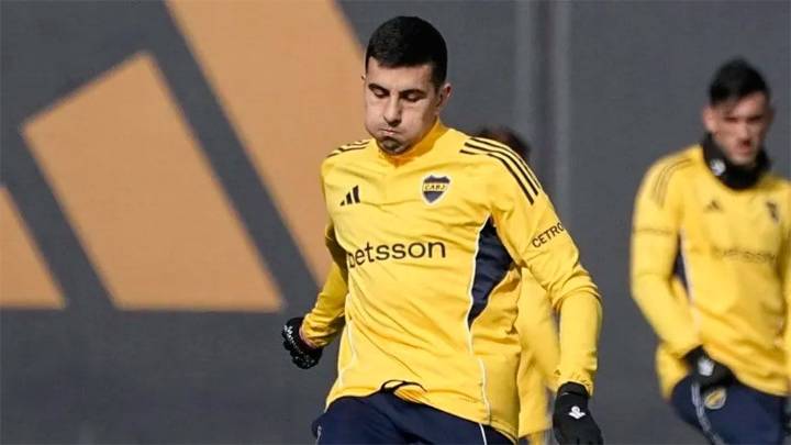 Baja sensible para Boca: Battaglia se desgarró y no jugará el Superclásico ante River