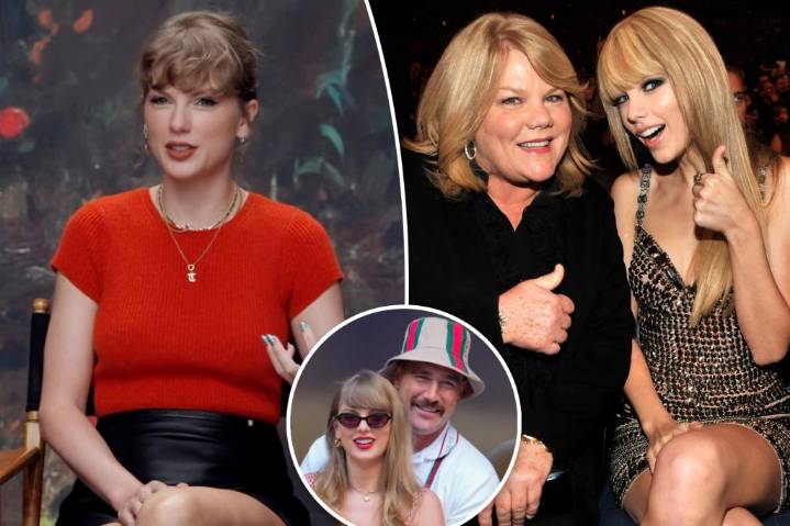 Taylor Swift reveals mom Andrea's reaction to raunchy song about Travis Kelce