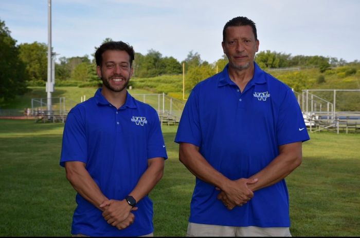 Father and son strengthen bond coaching Washingtonville football