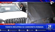 Villa El Salvador: Taxista recupera su camioneta robada