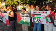 Protestas en apoyo a Palestina en La Glorieta de Murcia