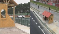Insólito: paradero está bloqueado por reja en San Pedro de la Paz