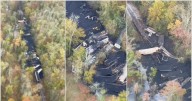 Virginia CSX train derailment: 53 coal cars off tracks, diesel spill cleanup underway