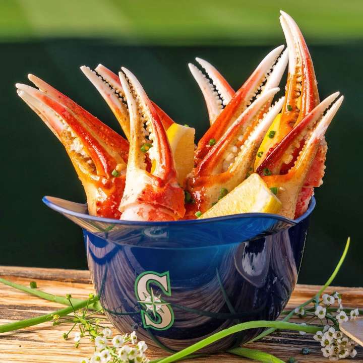 Mariners' crab helmet tops 2025 new ballpark grub