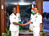 Paul Owuor Otieno visits Southern Naval Command