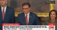 Johnson Walks Back Support For Bill to Pay Military Members During Shutdown