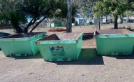 Los volquetes del programa "Eco Capital" se encuentran en el barrio Gregorio Mayo