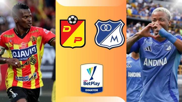 Deportivo Pereira vs Millonarios FC: horario, televisión y Streaming para VER HOY EN VIVO