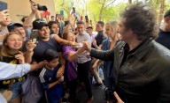 Milei estuvo en Corrientes junto a Virginia Gallardo en una recorrida