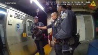 NYPD officers rescue distressed dog from beneath subway train in Manhattan, NYC