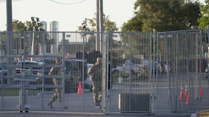 National Guard troops seen patrolling in Memphis…