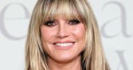Heidi Klum’s Bandage Dress Had A Plunging Neckline & Thigh