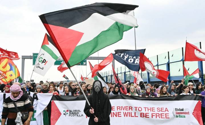 Dos millones de italianos protestan por el genocidio en Gaza y bloqueo a la flotilla