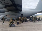 Efectivos de las Fuerzas Armadas desplegados en provincia de Ecuador