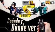 Denver Broncos vs Philadelphia Eagles: fecha, hora y transmisión en México semana 5 NFL 2025