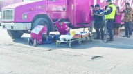 Joven motociclista lesionado tras colisión en carretera federal 57