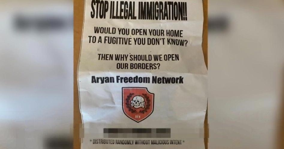 Hate flyer targeting immigrants discovered in Waterloo