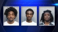 Video shows robbery suspects crashing car, fleeing scene after 2023 incident; 3 arrested