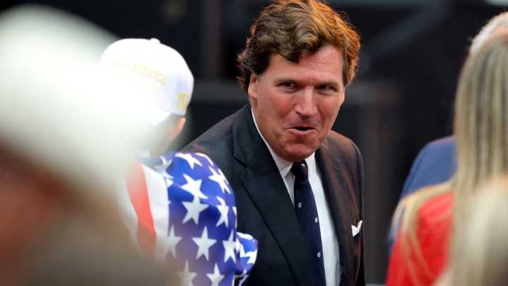 Want to protest Tucker Carlson at IU? What First Amendment experts say