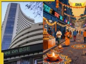Stock Market on Diwali: Sensex jumps 411 points to settle at 84363; Nifty climbs
