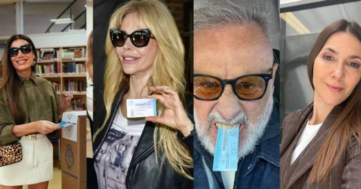 Así votaron los famosos en las urnas