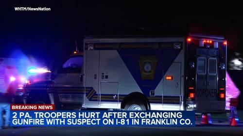2 Pennsylvania state police troopers shot in Antrim Township, Franklin County