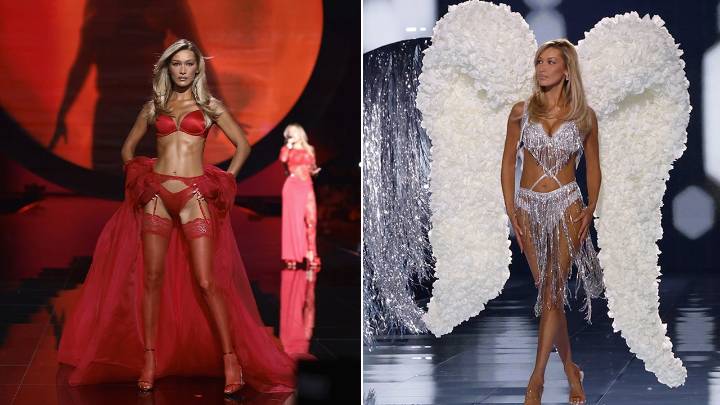 Bella Hadid responds to fans worried about Victoria's Secret runway walk