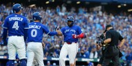 Blue Jays have more home runs than strikeouts in ALDS