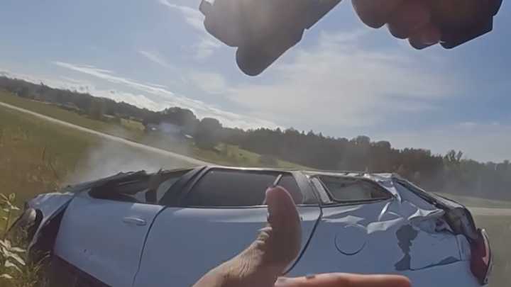 ‘You were supposed to execute me’: Man rolls car, threatens Wis. officers with knife before OIS