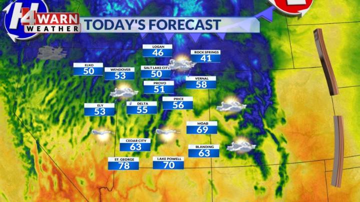 Winter Weather Advisories for northern mountains with chilly temperatures
