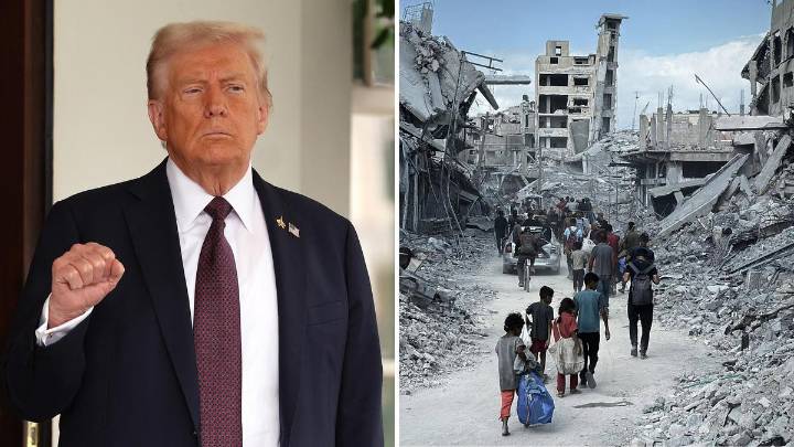 US President Donald Trump confident ceasefire will hold as Gazans trek to ruined homes, Israel pulls back