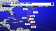 Tropical Storm Jerry forecast to strengthen into hurricane
