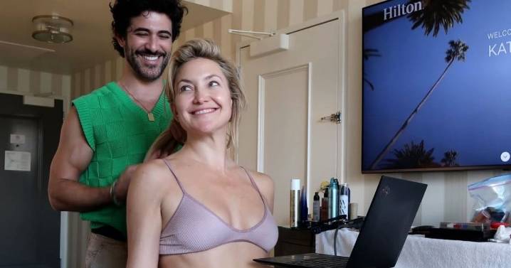Kate Hudson Turns Heads in Bra Top As She Compares Herself to Kylie Jenner