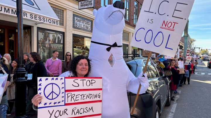 No Kings protest in Portsmouth takes on Trump